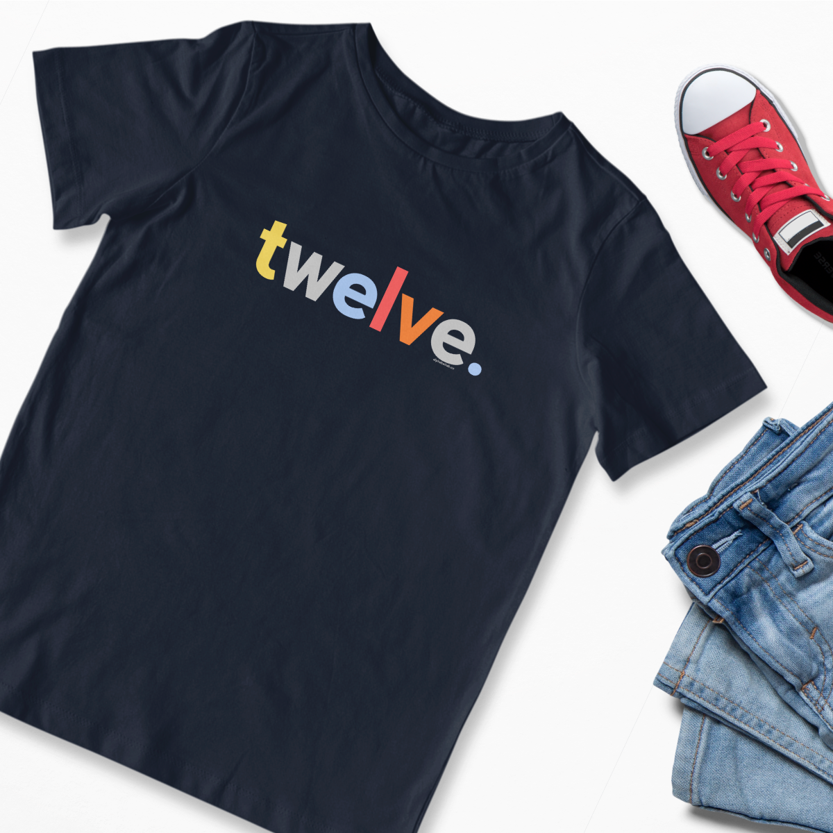 Boys 12th Birthday Shirt Twelve - Original