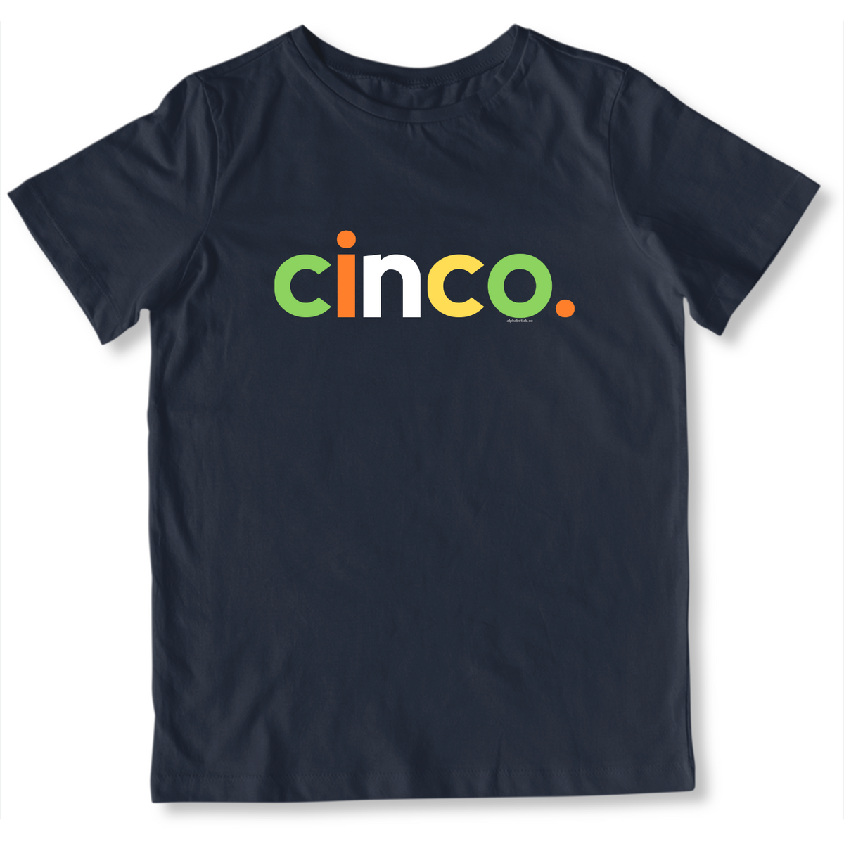 Boys 5th Birthday Shirt Cinco Spanish – Alternate