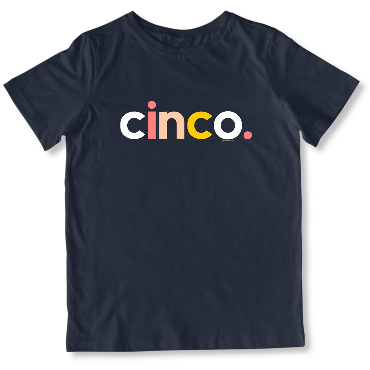 Girls 5th Birthday Shirt Cinco Spanish – Alternate