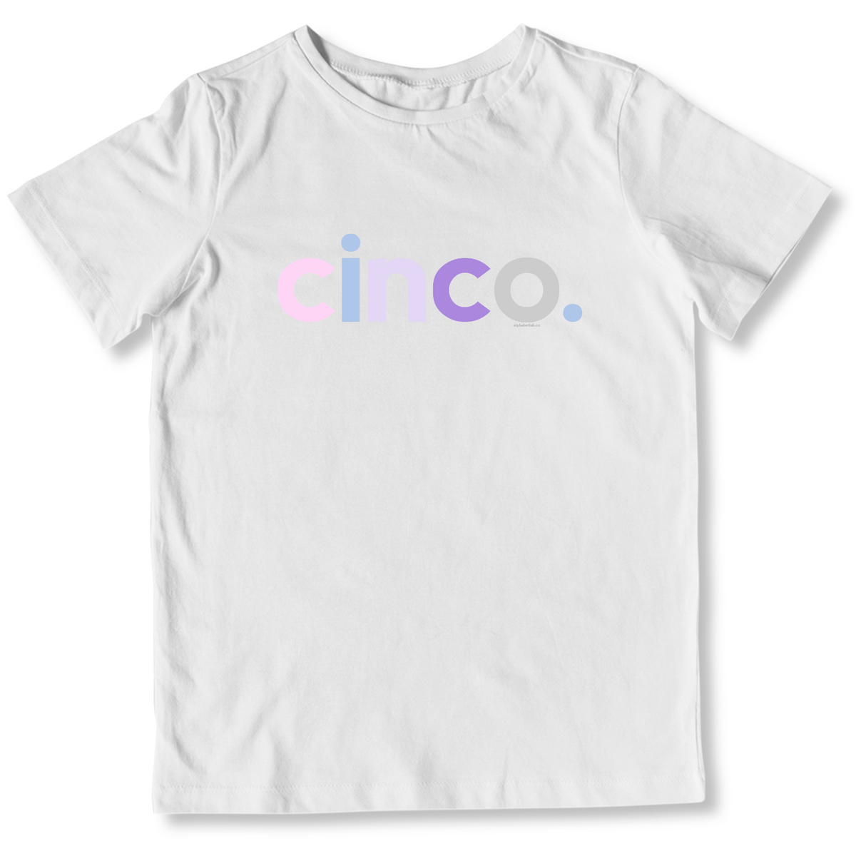 Girls 5th Birthday Shirt Cinco Spanish – Original