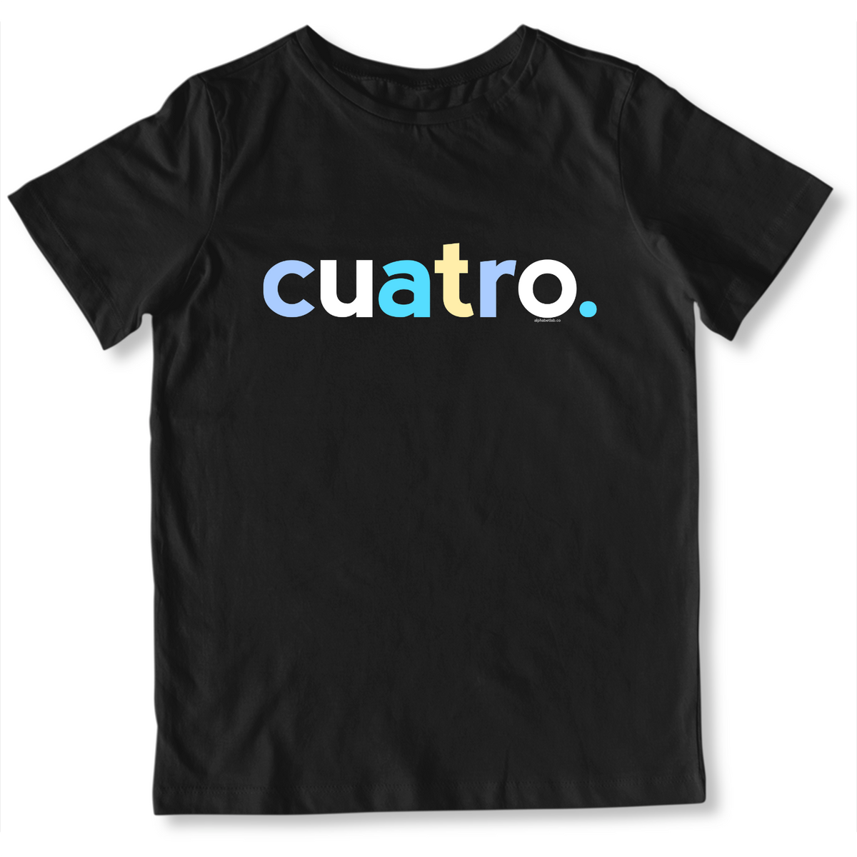 Boys 4th Birthday Shirt Cuatro Spanish – Alternate