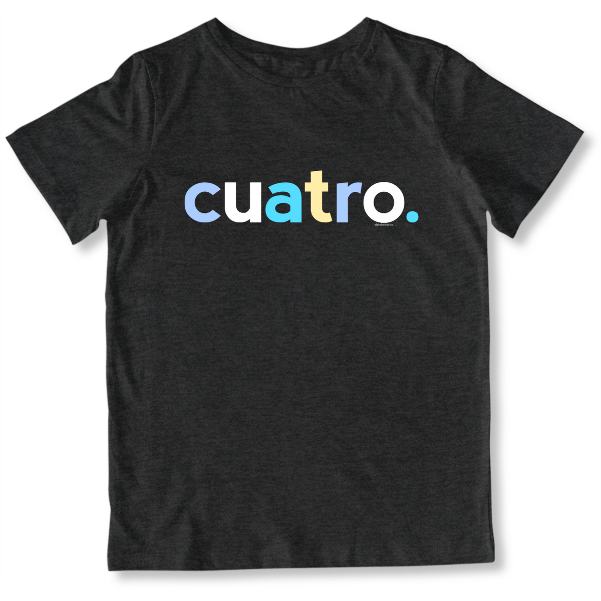 Boys 4th Birthday Shirt Cuatro Spanish – Alternate