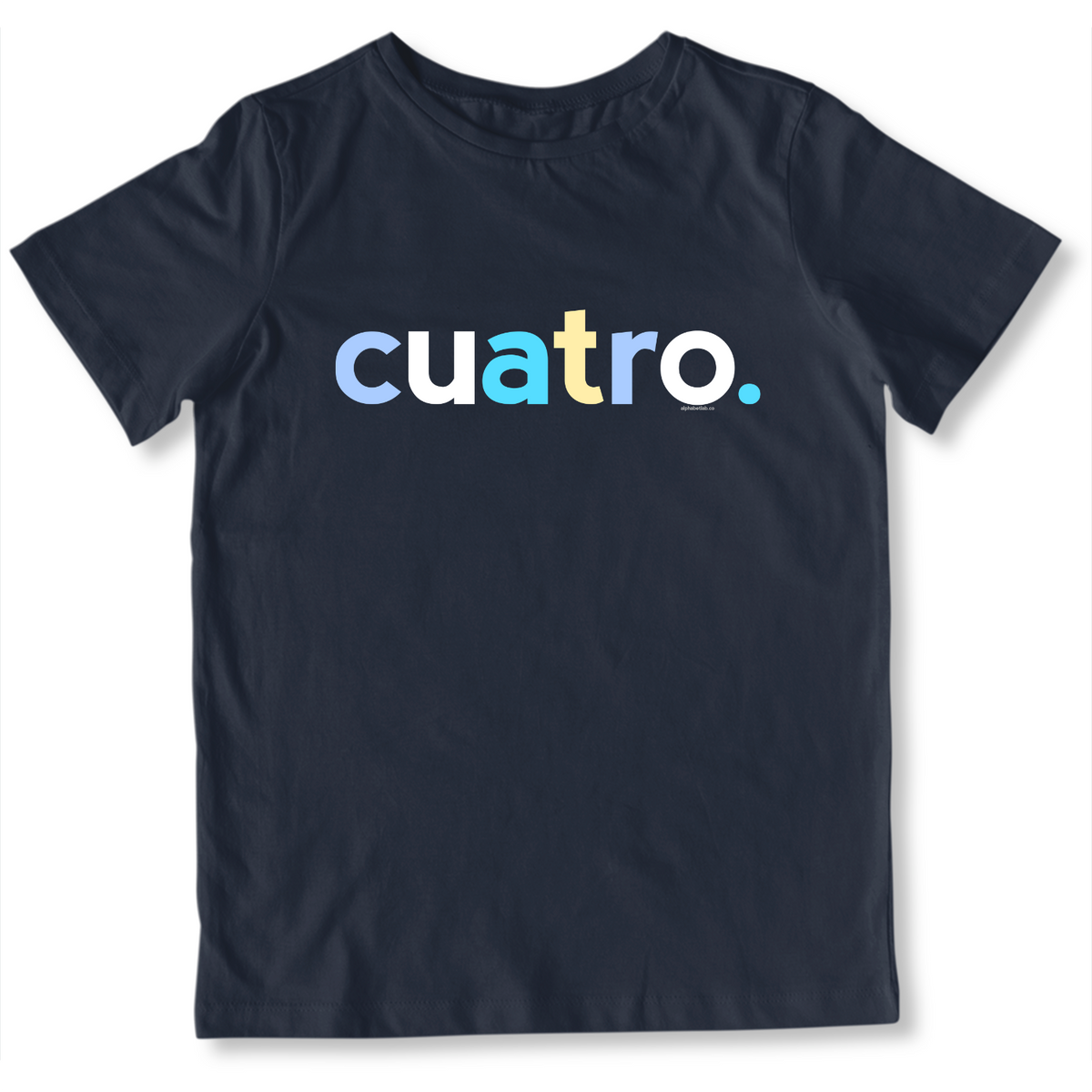 Boys 4th Birthday Shirt Cuatro Spanish – Alternate