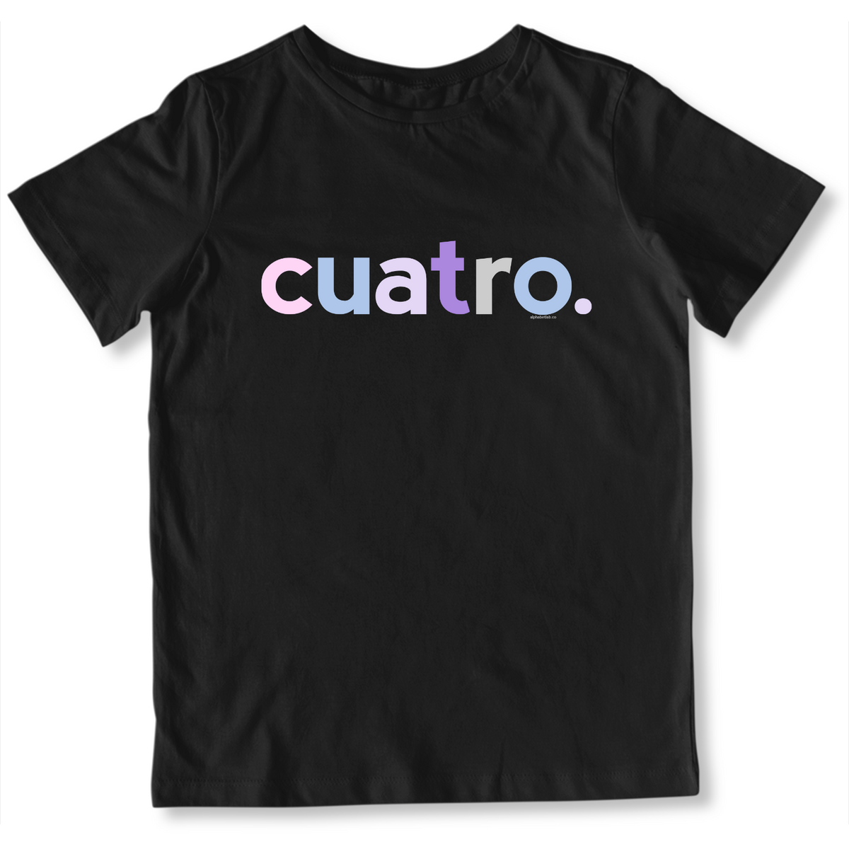 Girls 4th Birthday Shirt Cuatro Spanish – Original