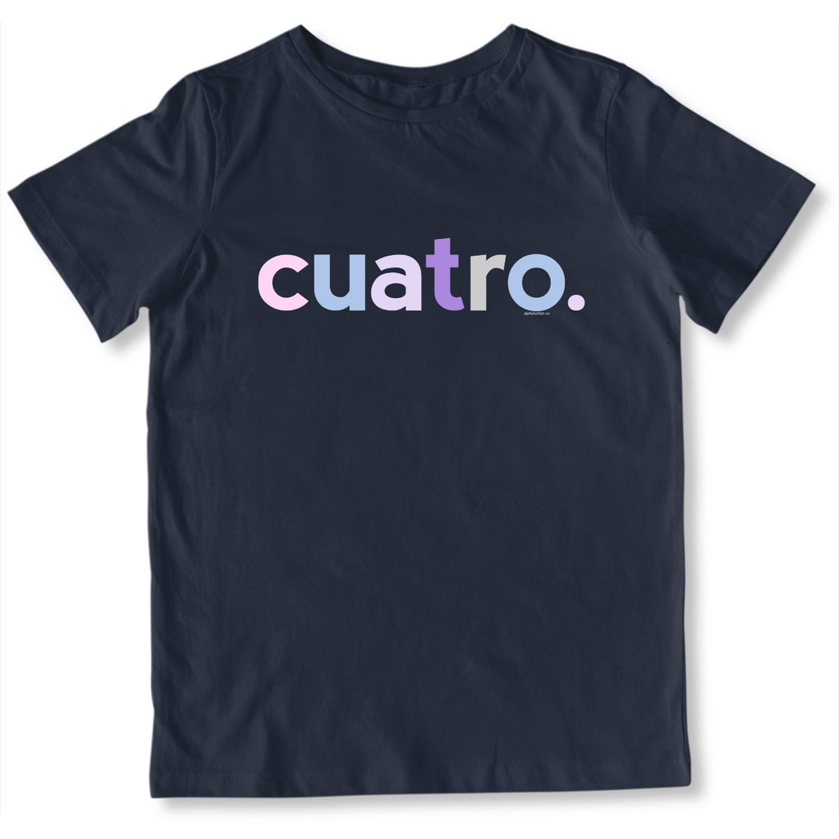 Girls 4th Birthday Shirt Cuatro Spanish – Original