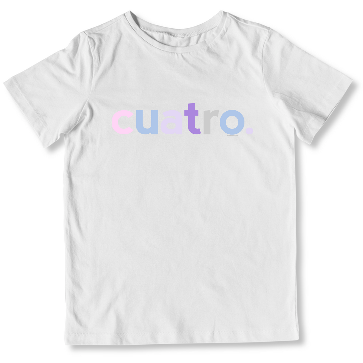 Girls 4th Birthday Shirt Cuatro Spanish – Original