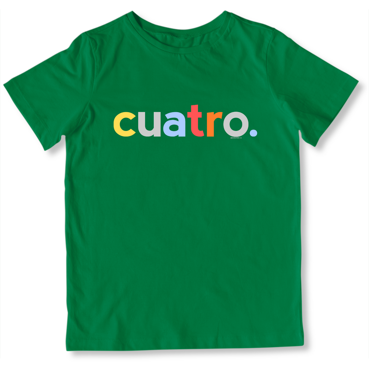 Boys 4th Birthday Shirt Cuatro Spanish – Original