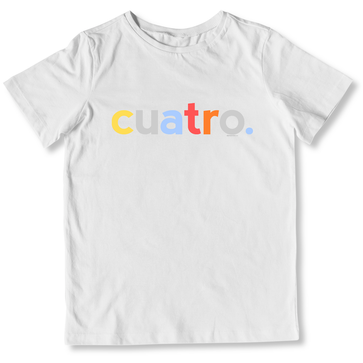 Boys 4th Birthday Shirt Cuatro Spanish – Original