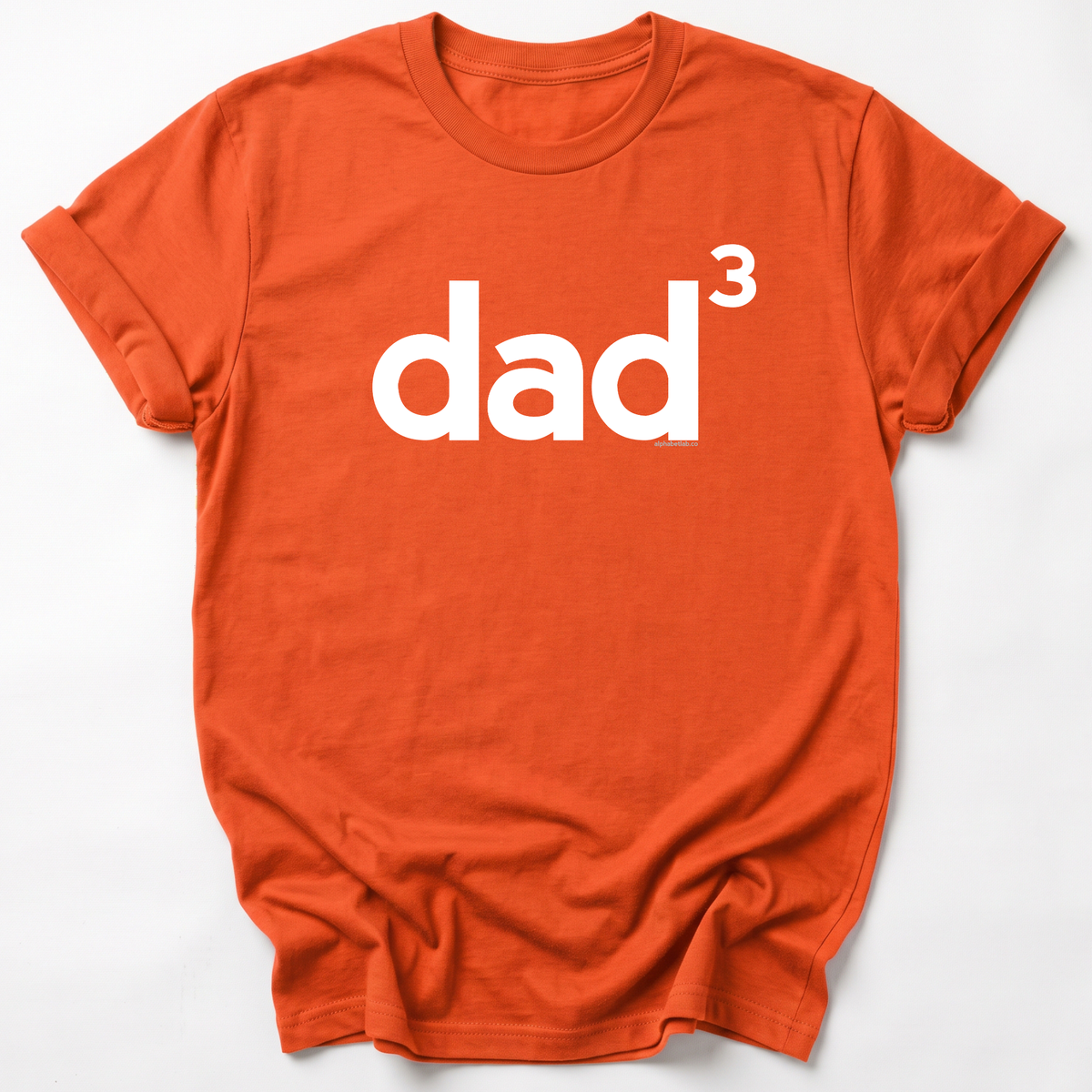 Dad of Three Basic Dad T-Shirt Lower Case - Exponent
