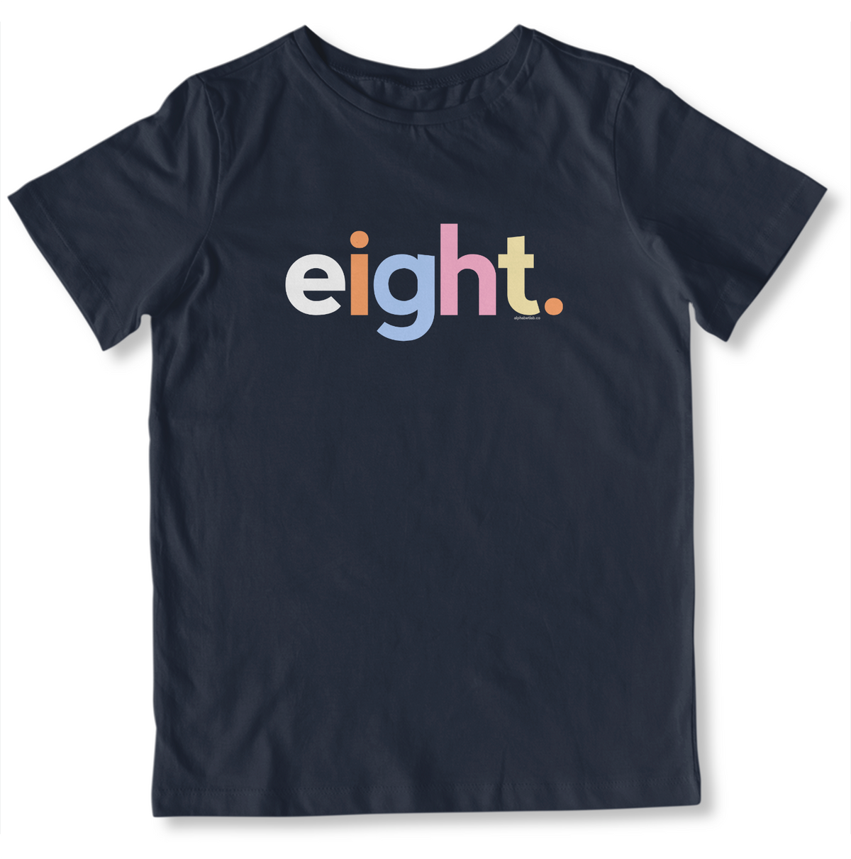 Girls 8th Birthday Shirt Eight - Alternative