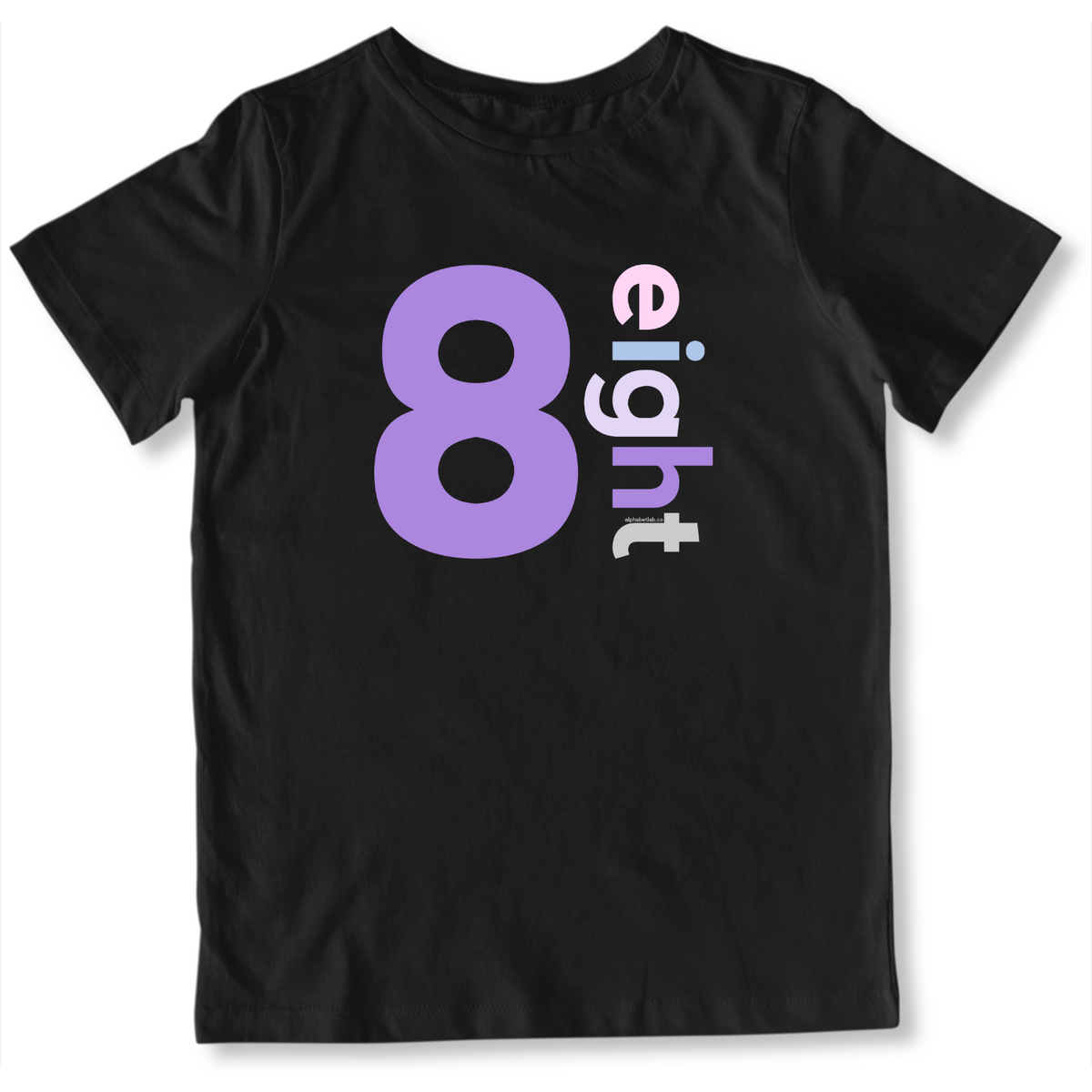 Girls 8th Birthday Shirt - Number
