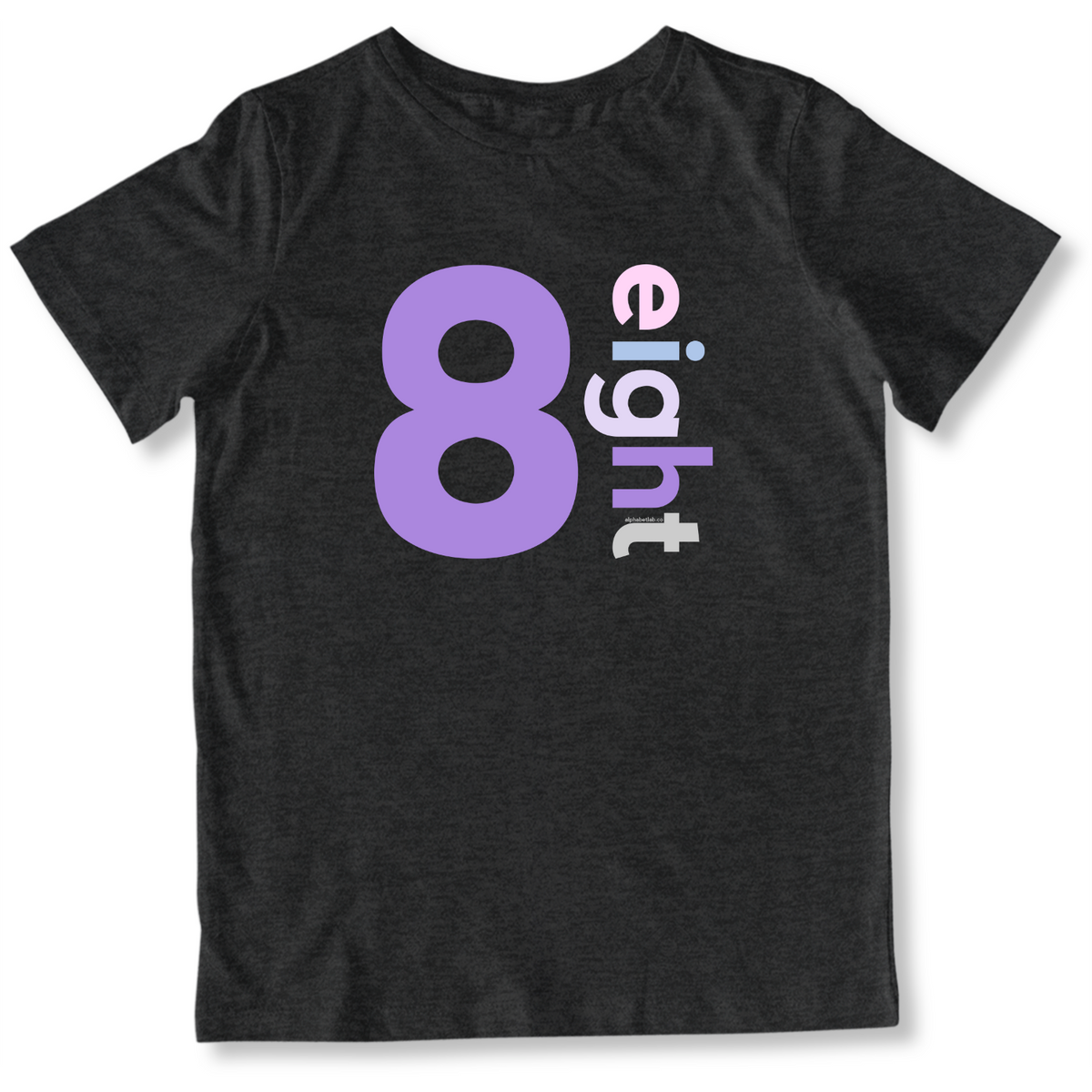 Girls 8th Birthday Shirt - Number