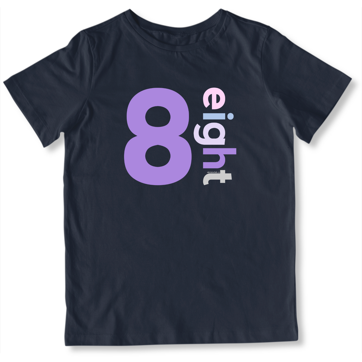 Girls 8th Birthday Shirt - Number