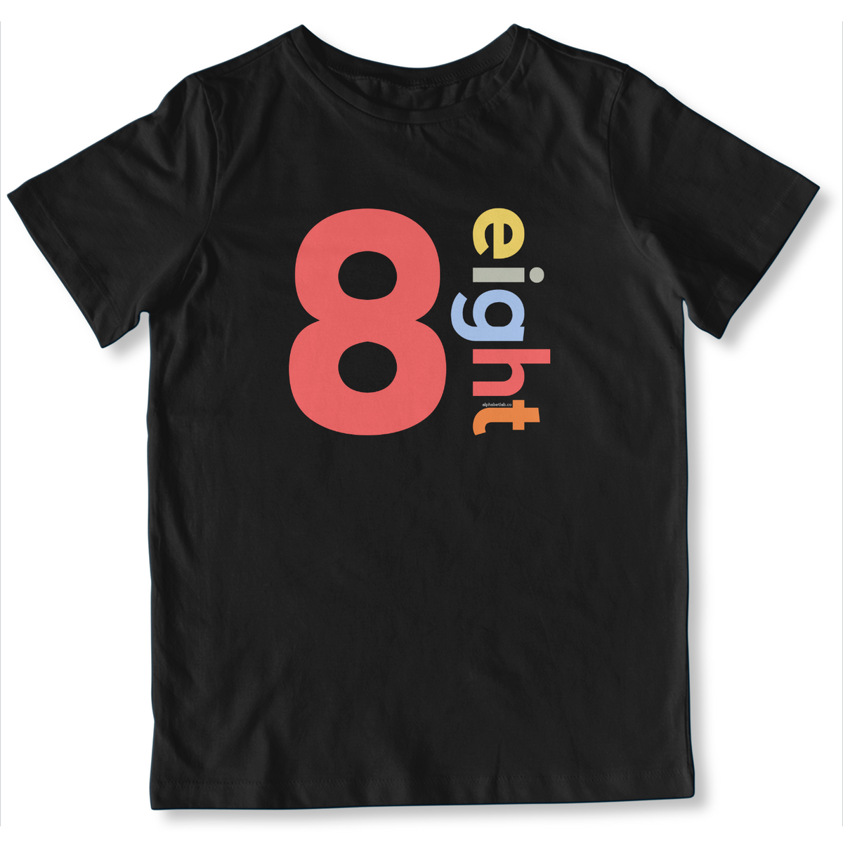Boys 8th Birthday Shirt Eight - Number
