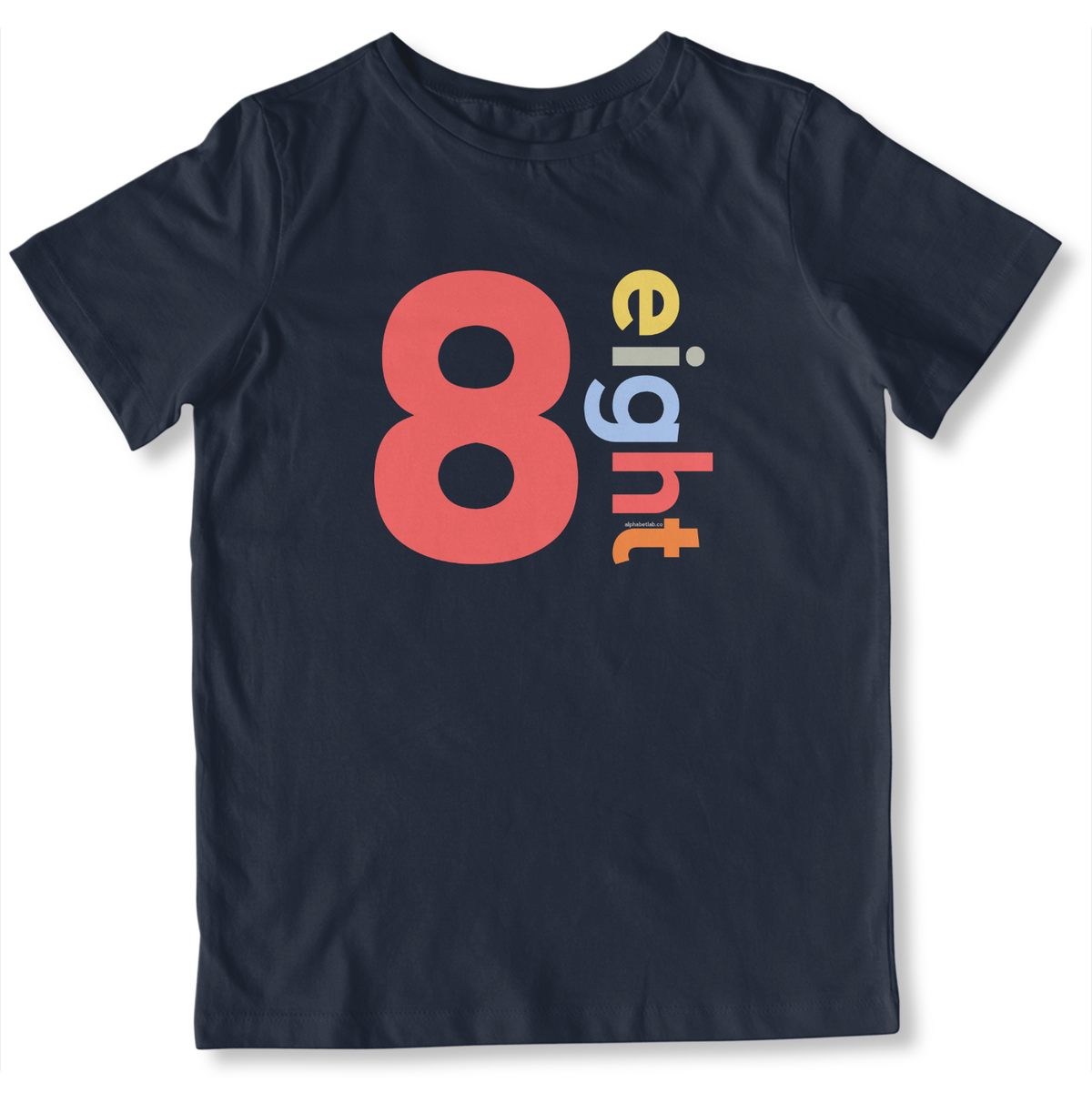 Boys 8th Birthday Shirt Eight - Number