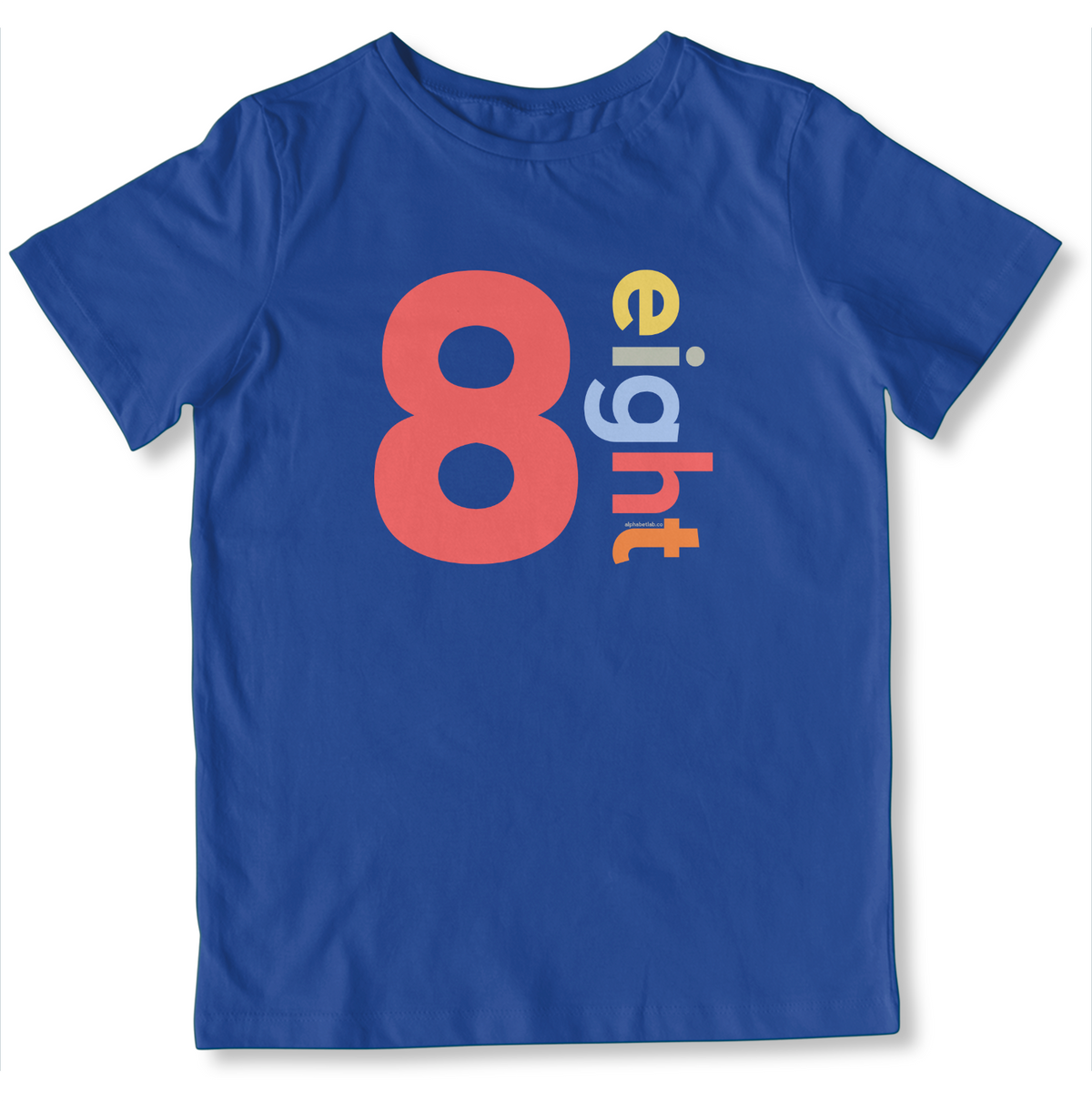 Boys 8th Birthday Shirt Eight - Number