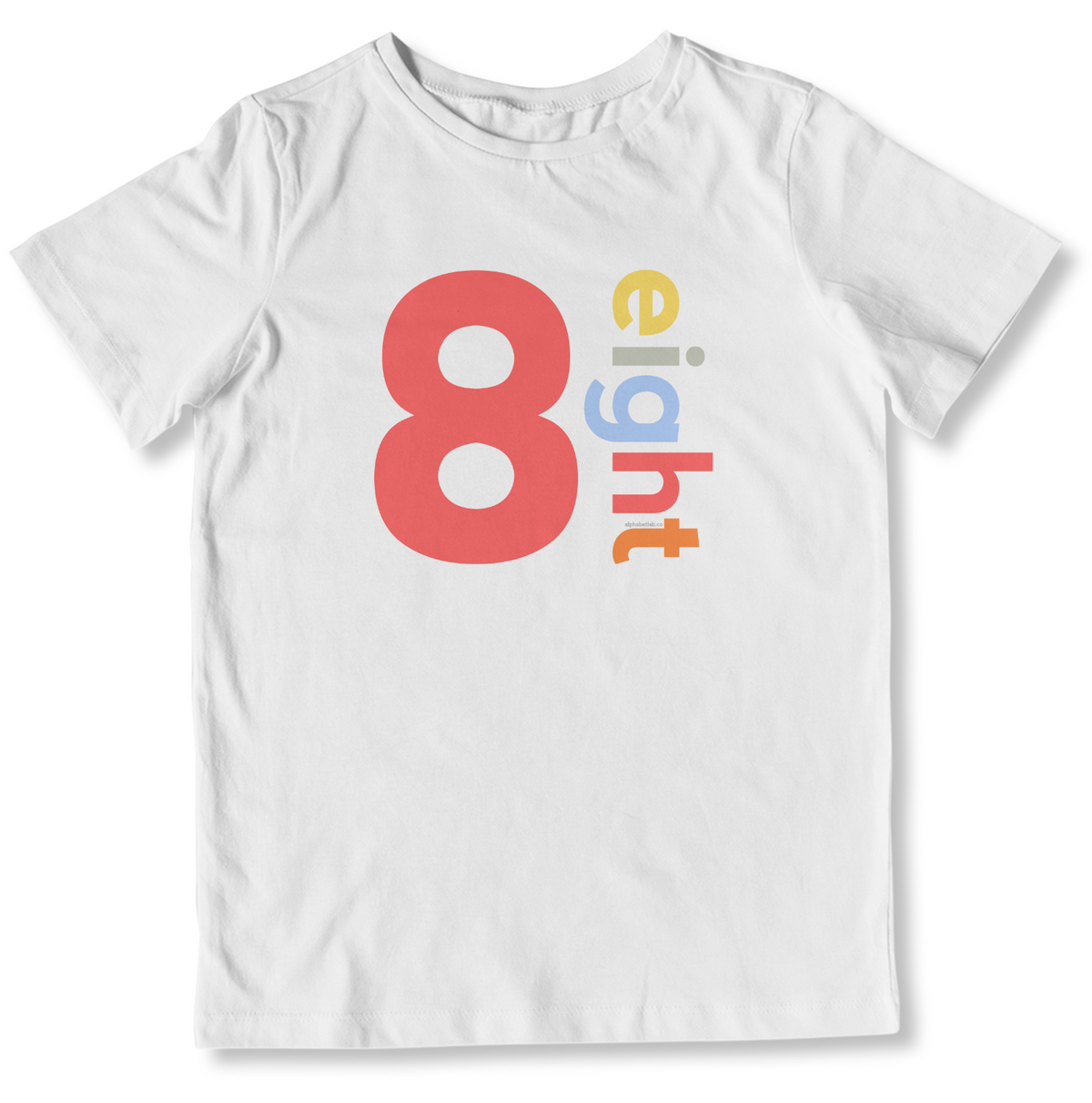 Boys 8th Birthday Shirt Eight - Number