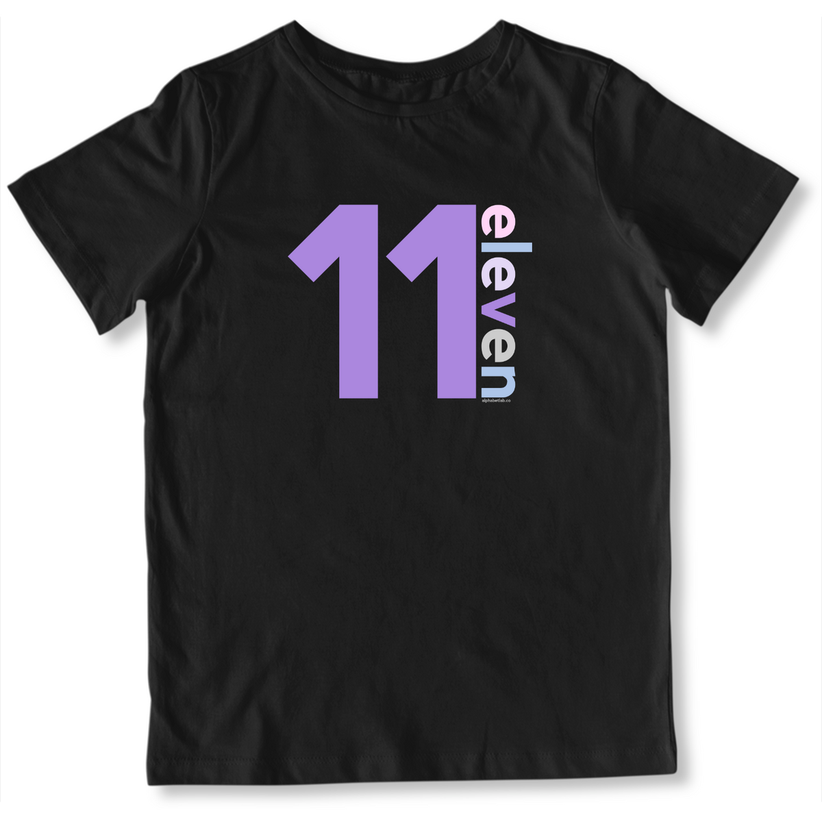 Girls 11th Birthday Shirt Eleven - Number