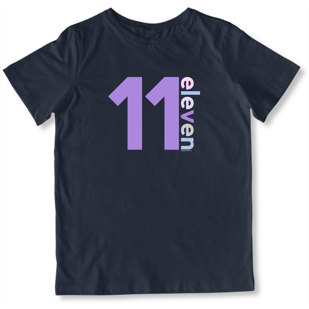 Girls 11th Birthday Shirt Eleven - Number