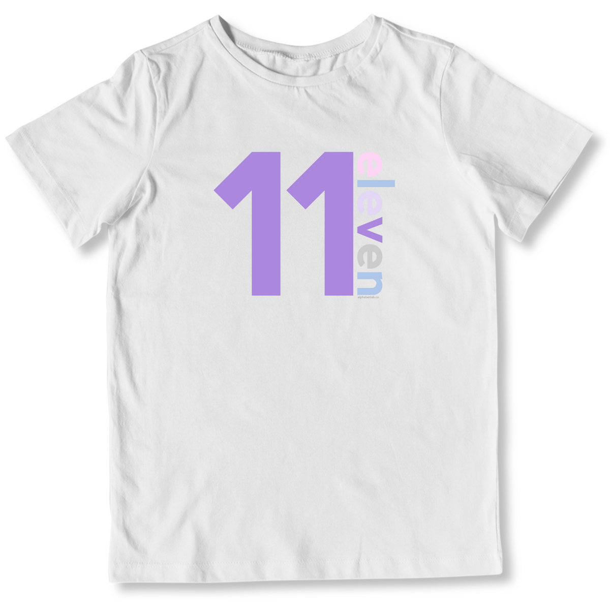 Girls 11th Birthday Shirt Eleven - Number