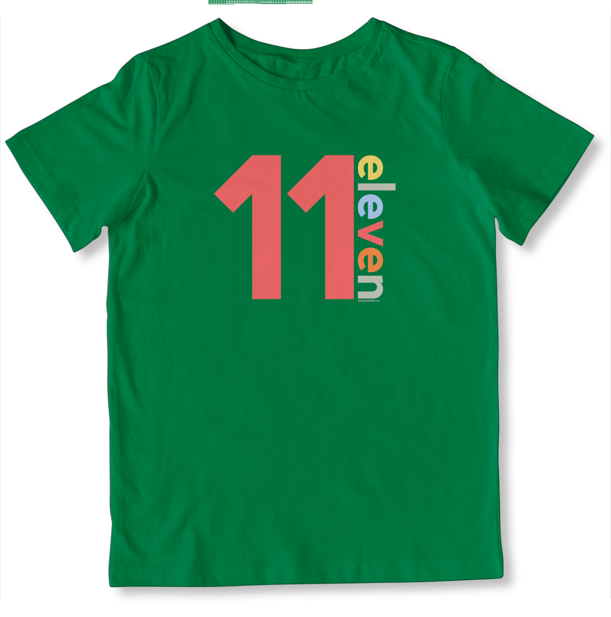 Boys 11th Birthday Shirt Eleven - Number