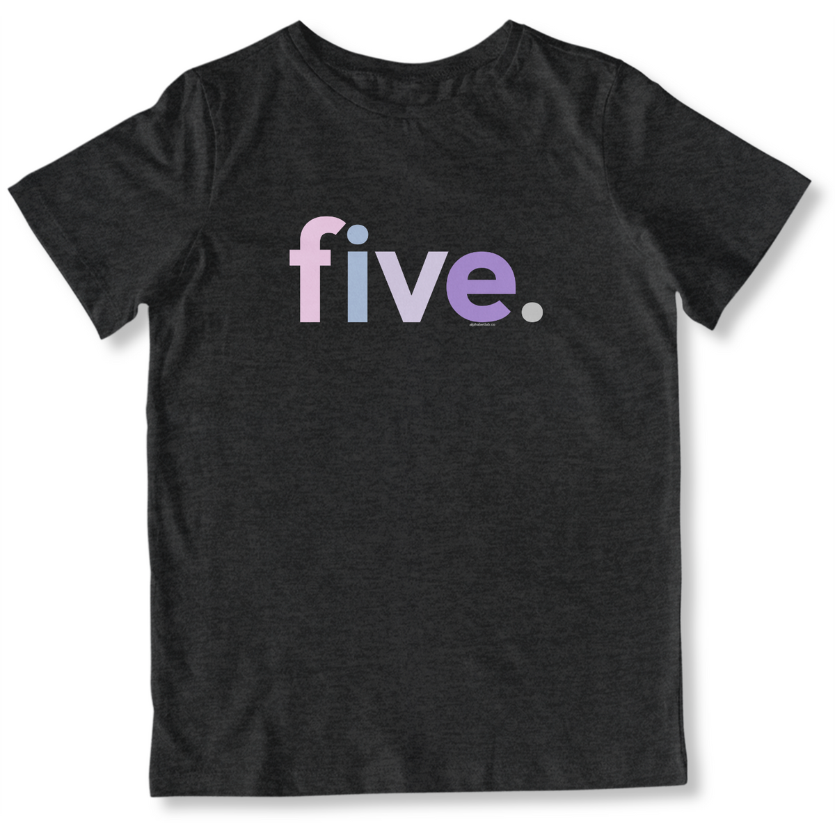 Girls 5th Birthday Shirt Five - Original