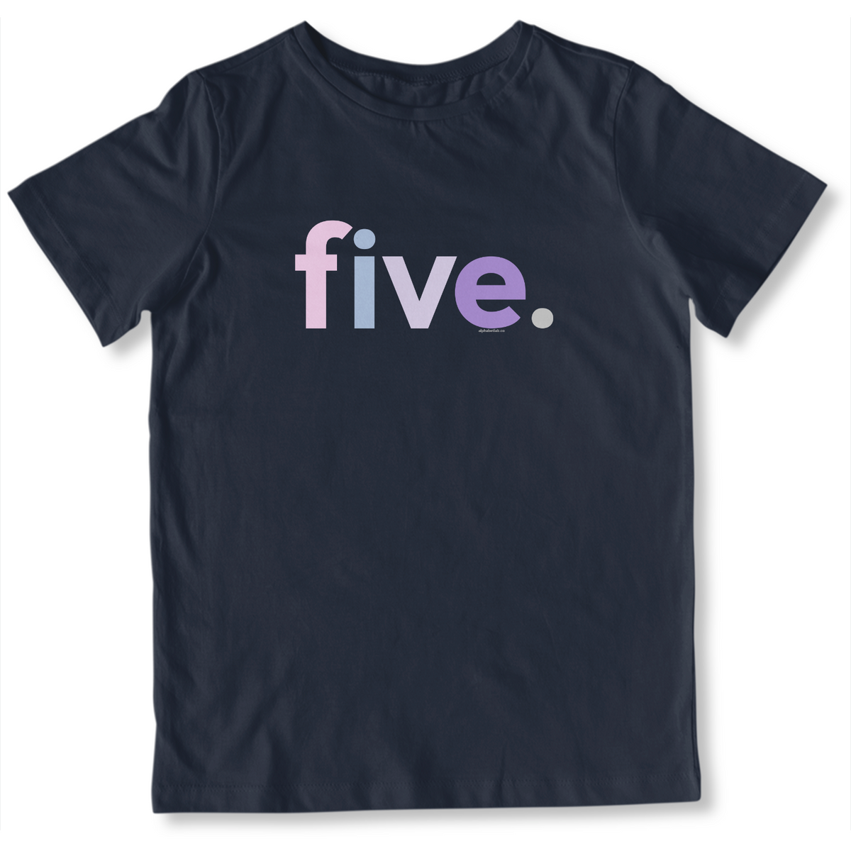 Girls 5th Birthday Shirt Five - Original