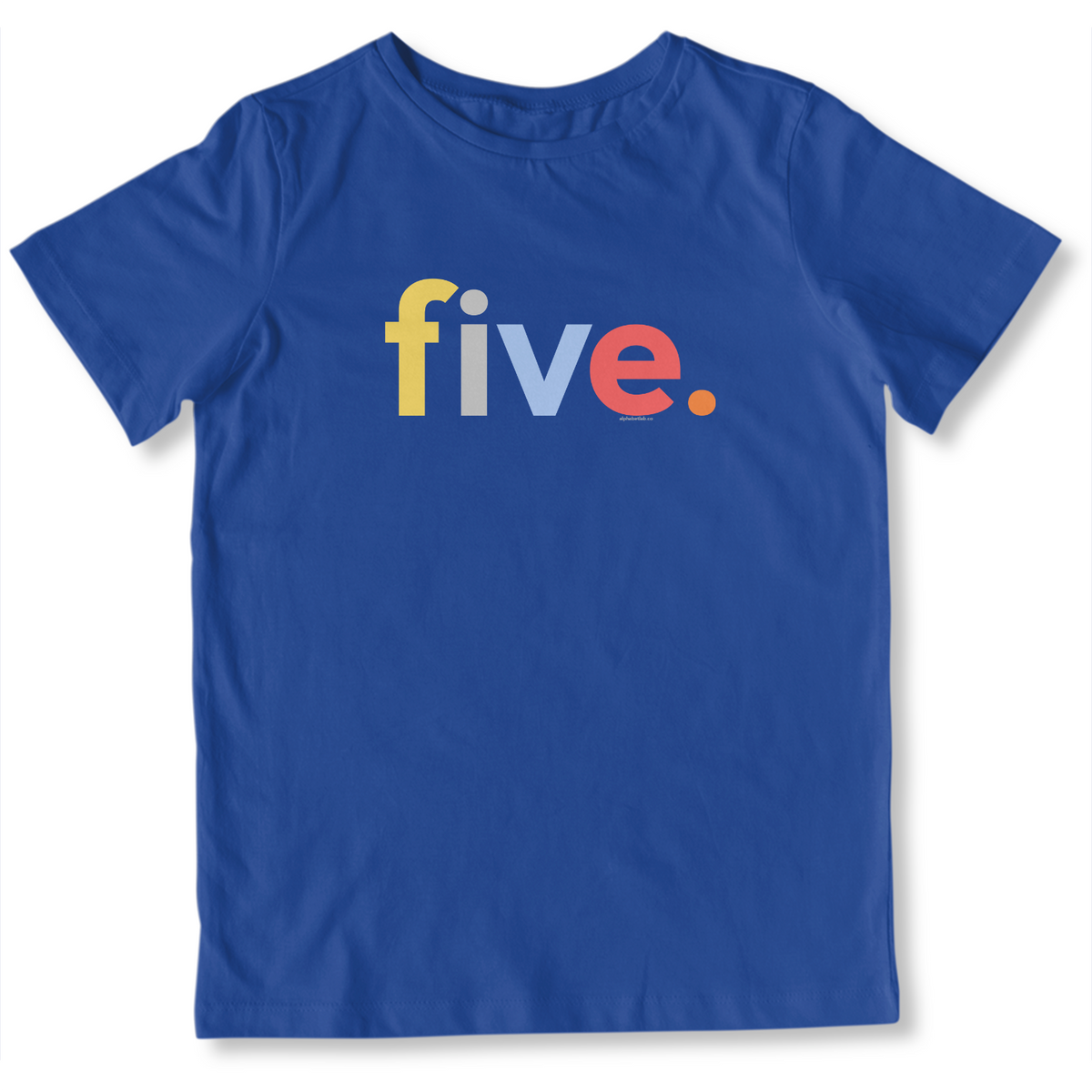 Boys 5th Birthday Shirt Five - Original