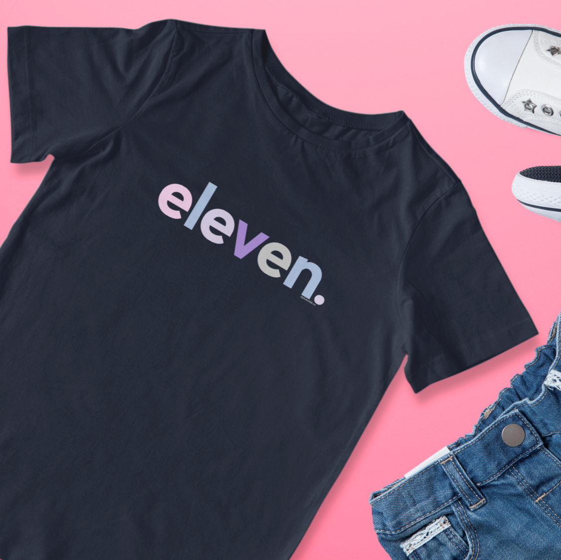 Girls 11th Birthday Shirt Eleven - Original
