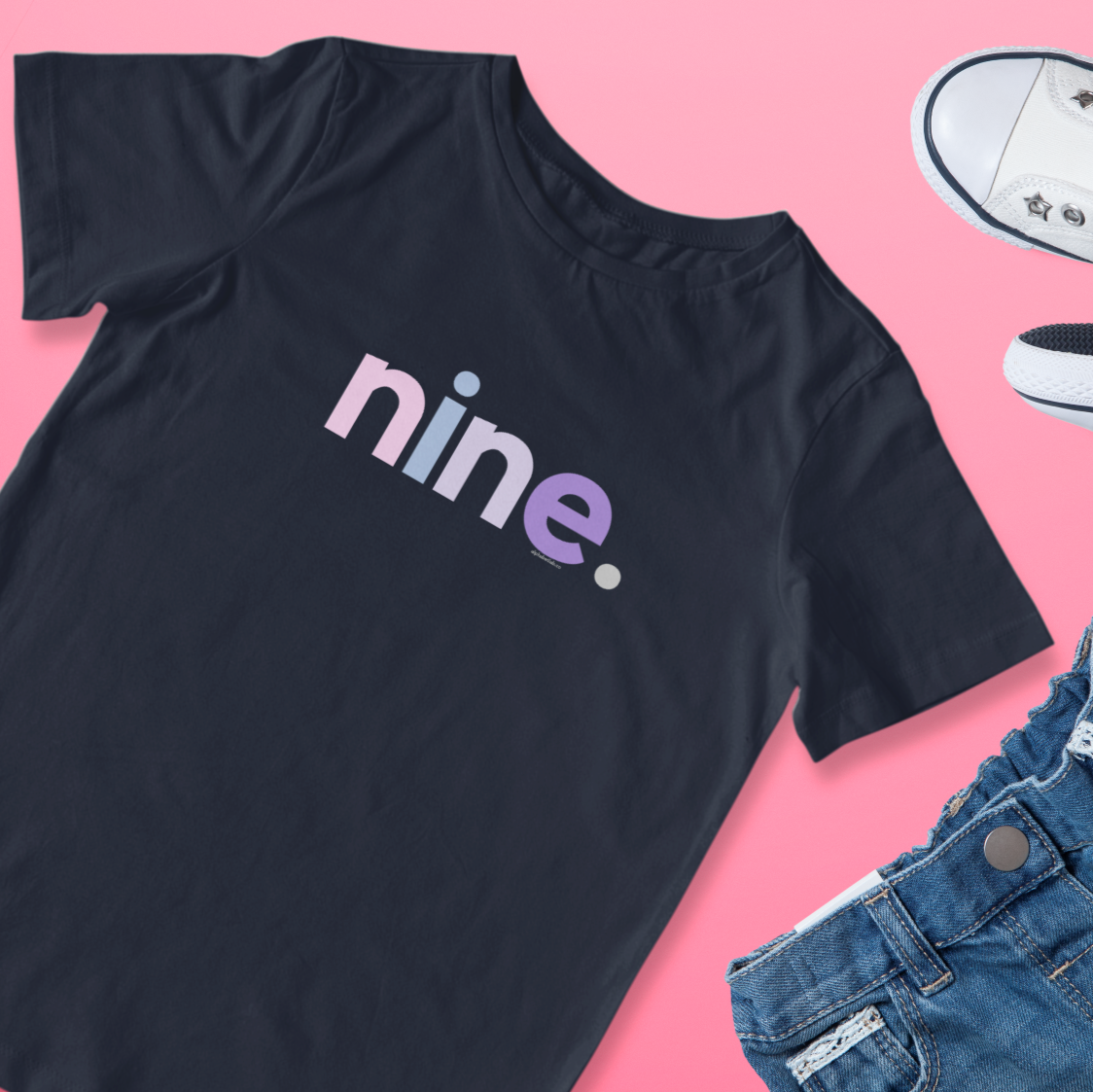 Girls 9th Birthday Shirt - Original