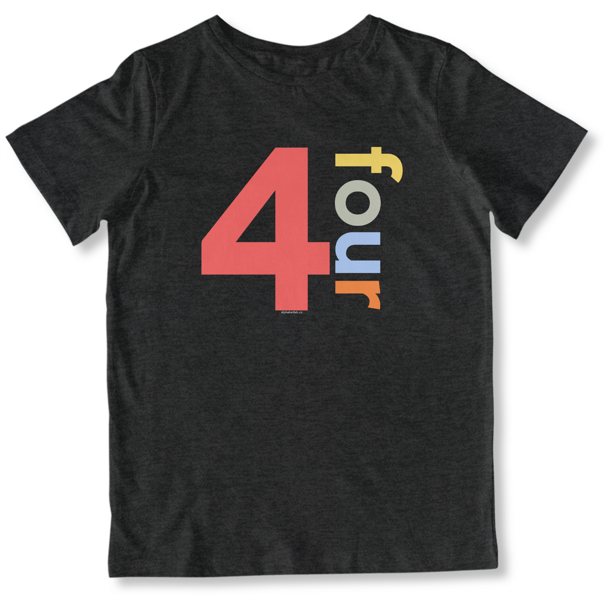 Boys 4th Birthday Shirt Four - Number