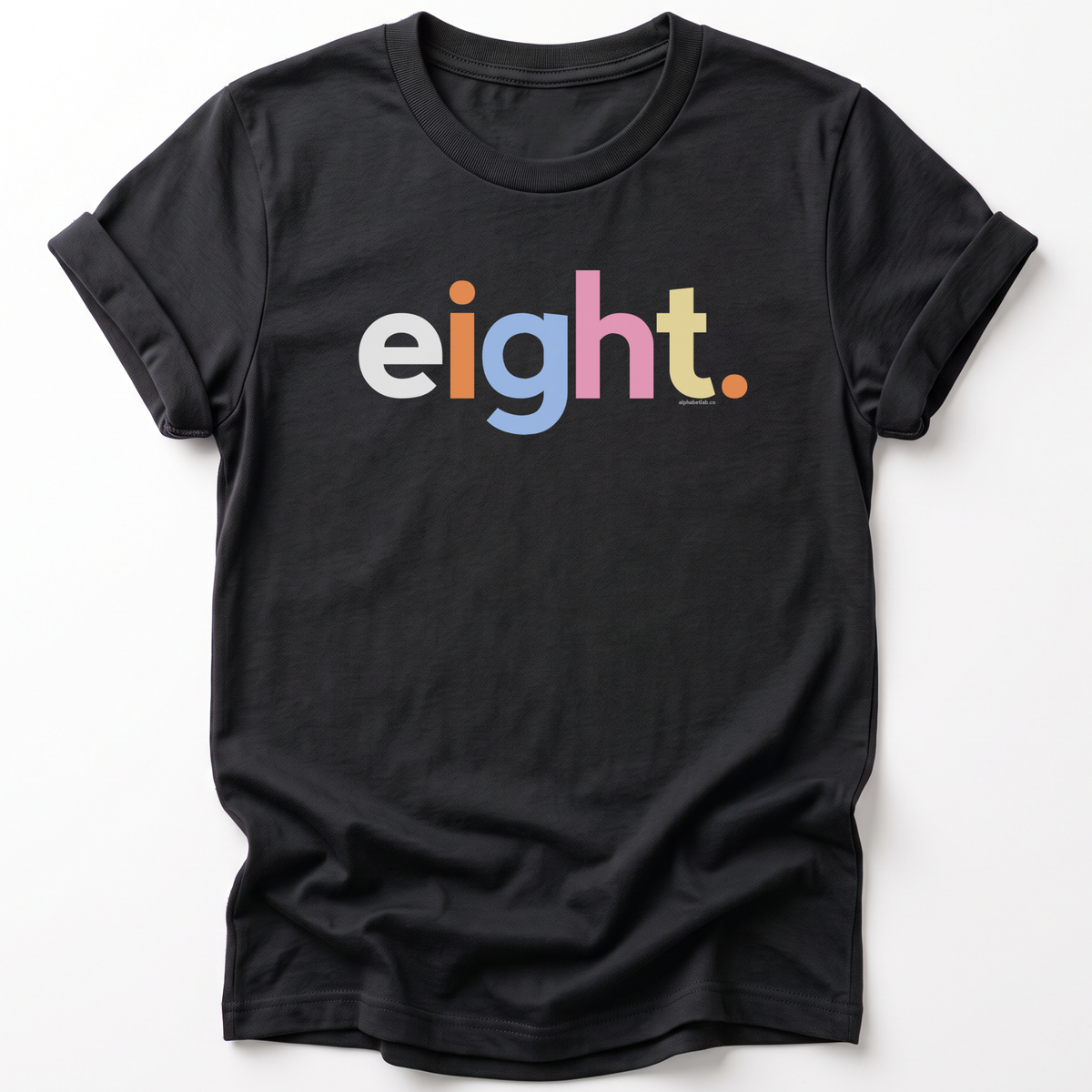 Girls 8th Birthday Shirt Eight - Alternative