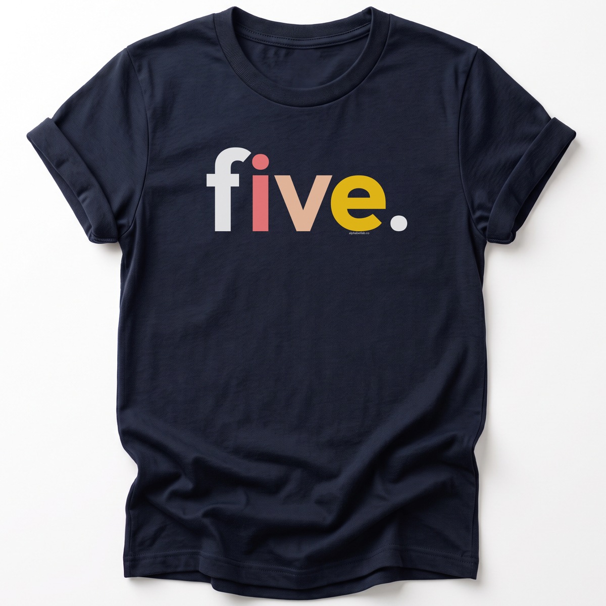 Girls 5th Birthday Shirt Five - Alternative