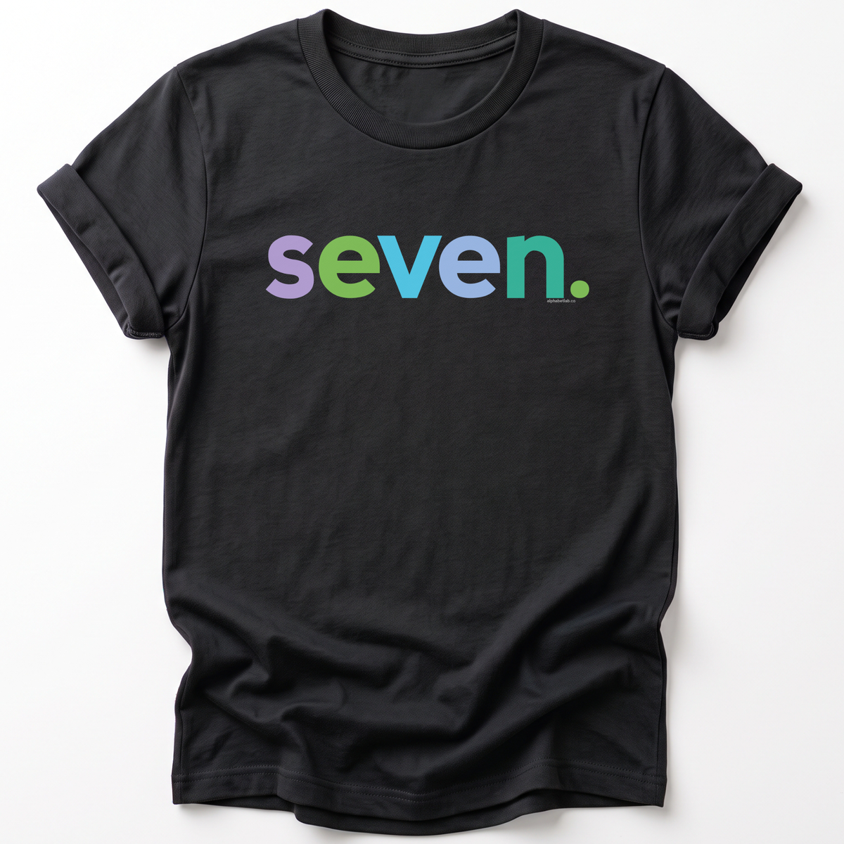 Girls 7th Birthday Shirt Seven - Alternative