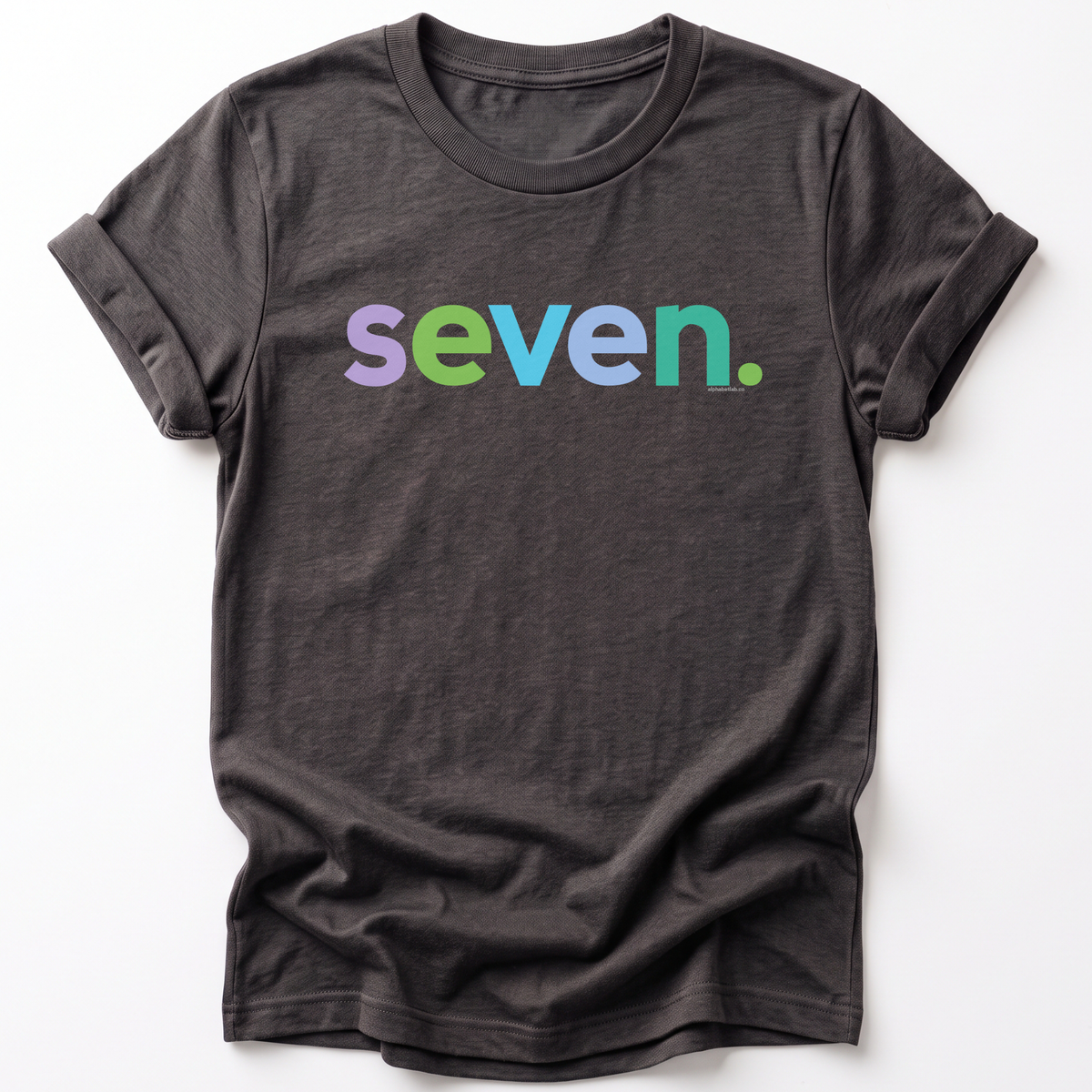 Girls 7th Birthday Shirt Seven - Alternative