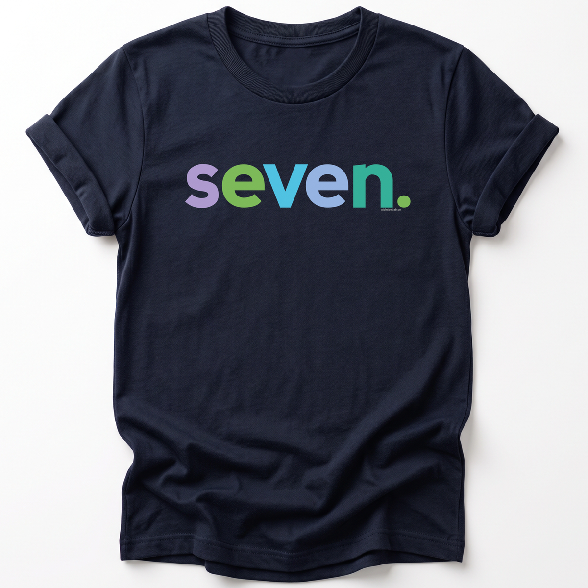 Girls 7th Birthday Shirt Seven - Alternative