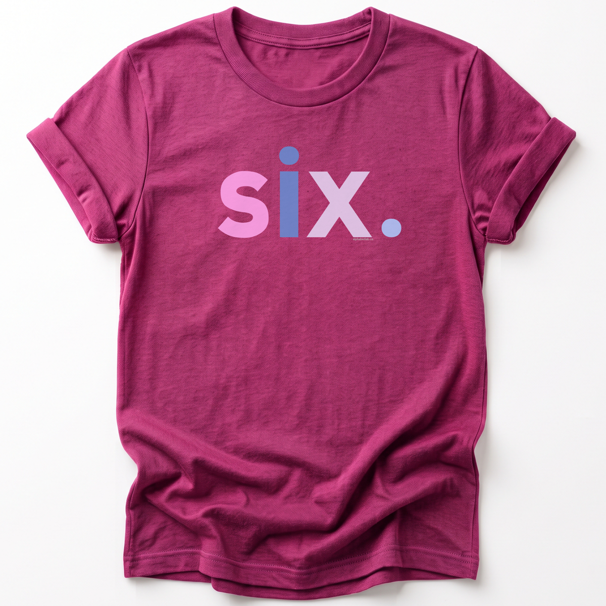 Girls 6th Birthday Shirt Six - Alternative