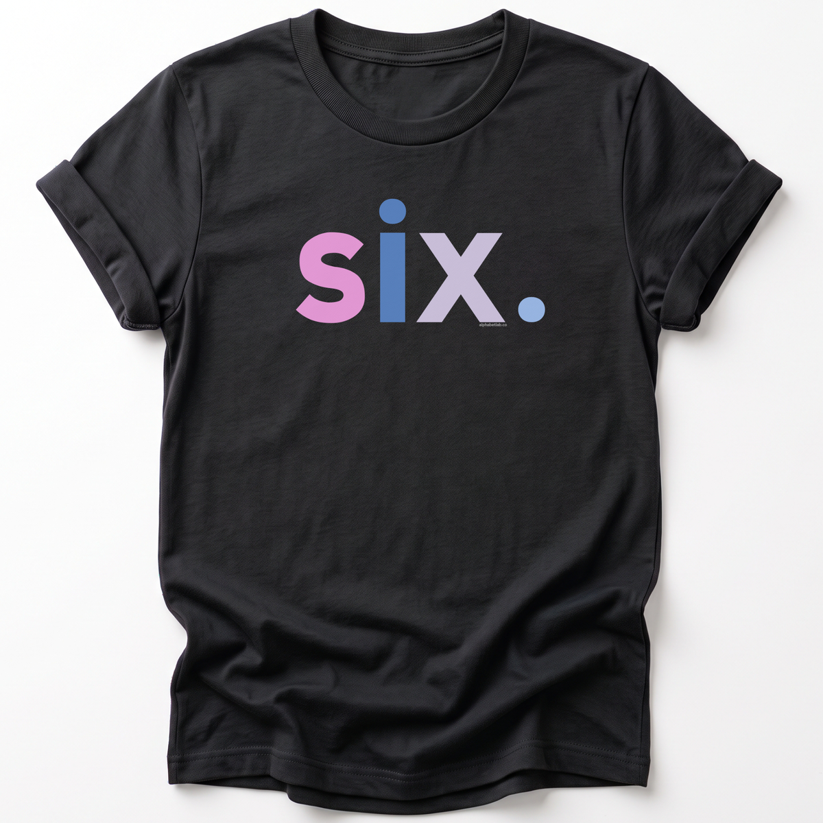 Girls 6th Birthday Shirt Six - Alternative