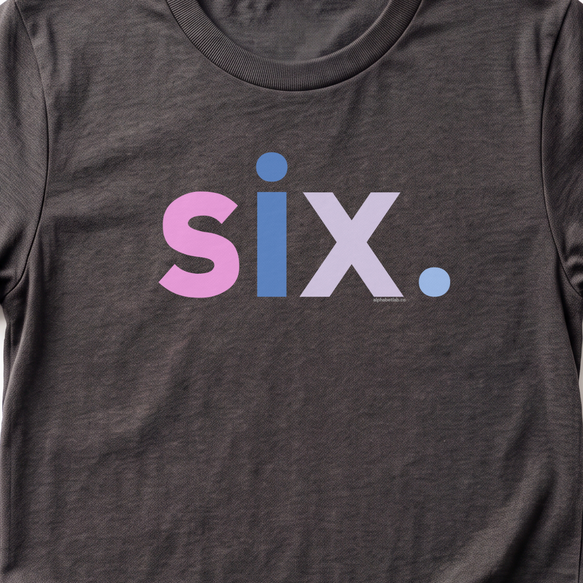 Girls 6th Birthday Shirt Six - Alternative