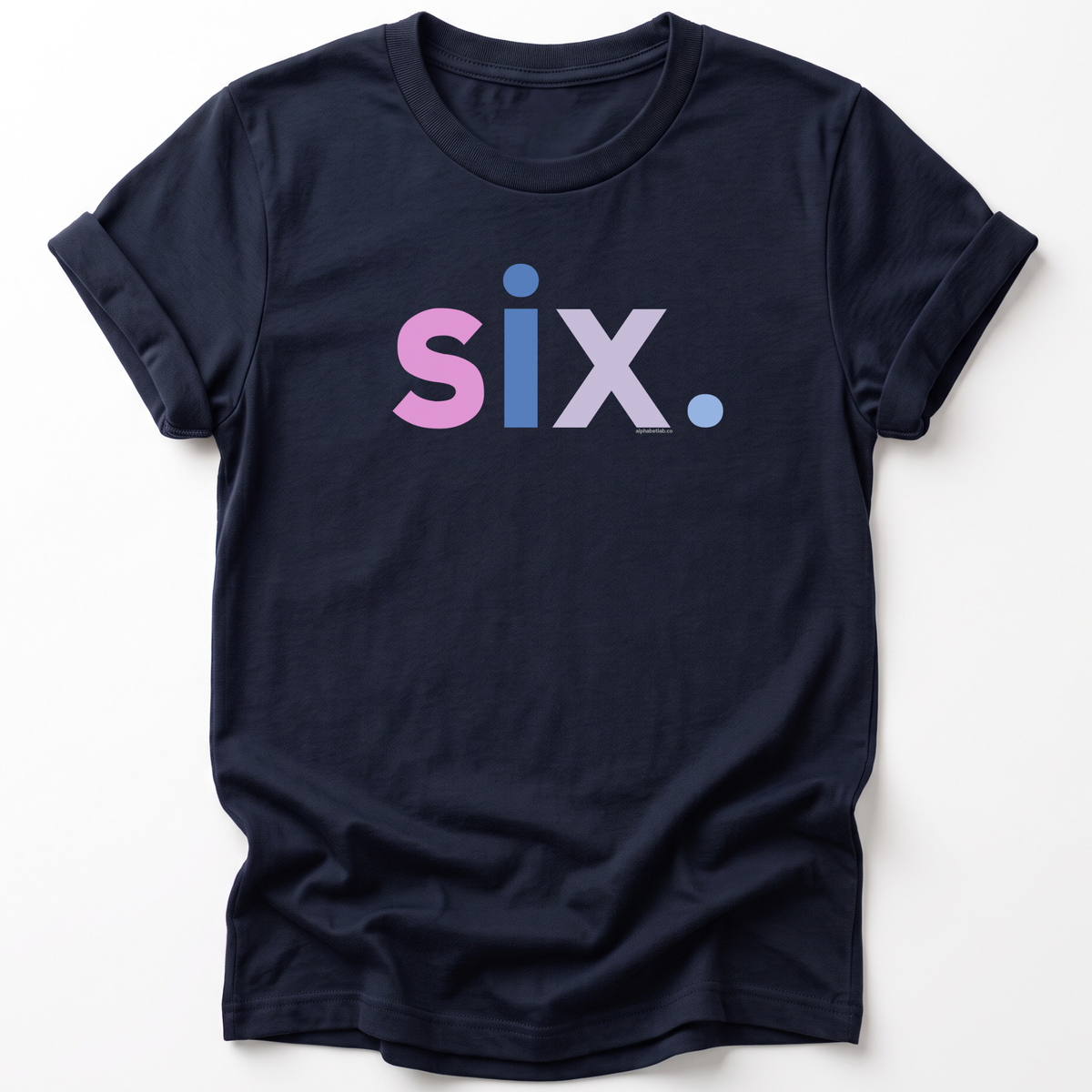Girls 6th Birthday Shirt Six - Alternative