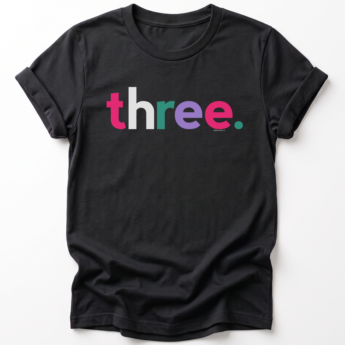 Girls 3rd Birthday Shirt Three - Alternative