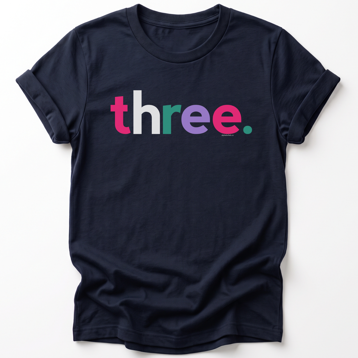 Girls 3rd Birthday Shirt Three - Alternative