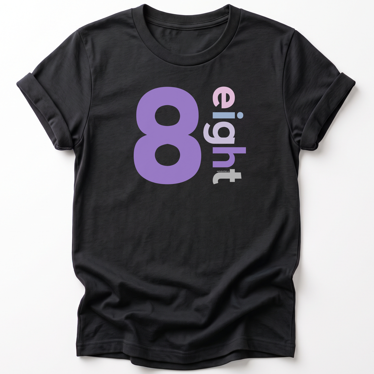 Girls 8th Birthday Shirt - Number