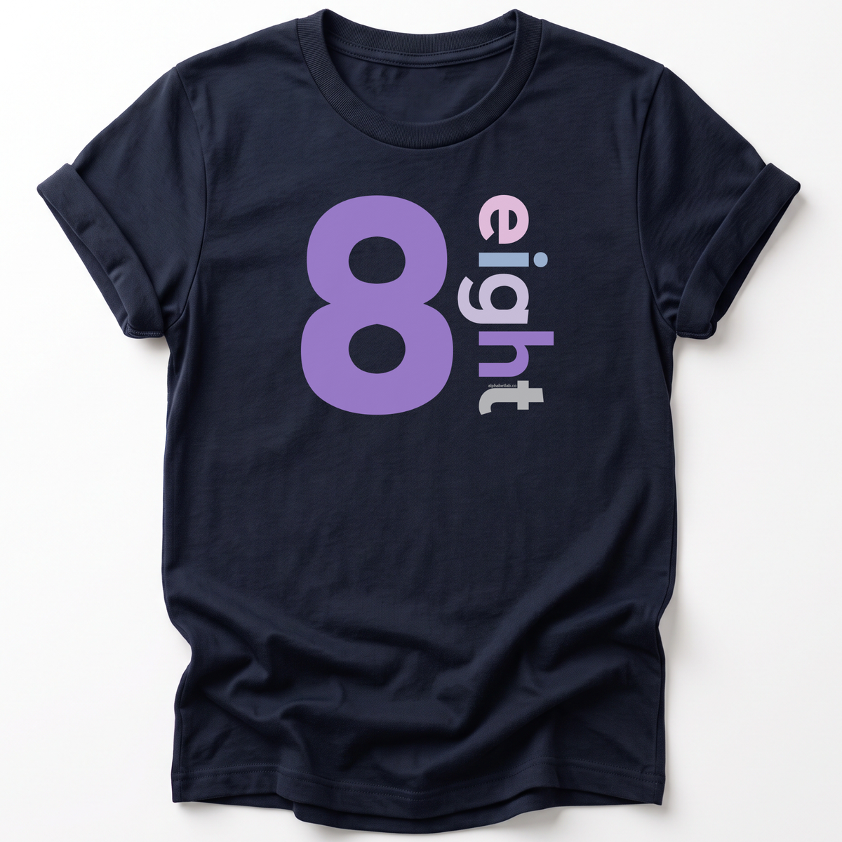 Girls 8th Birthday Shirt - Number