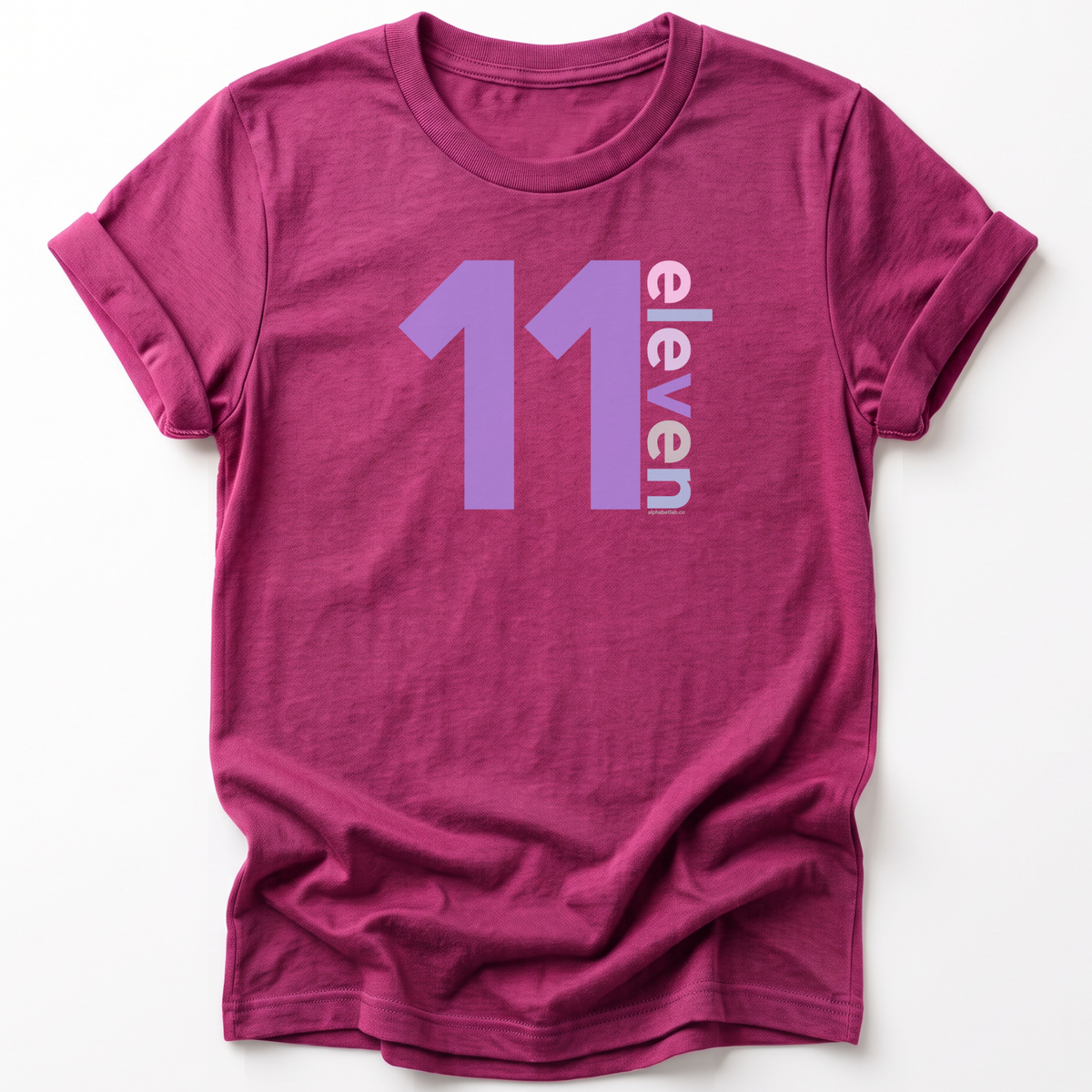 Girls 11th Birthday Shirt Eleven - Number