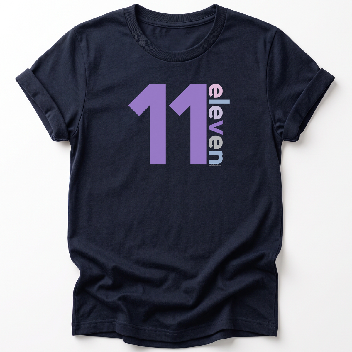 Girls 11th Birthday Shirt Eleven - Number