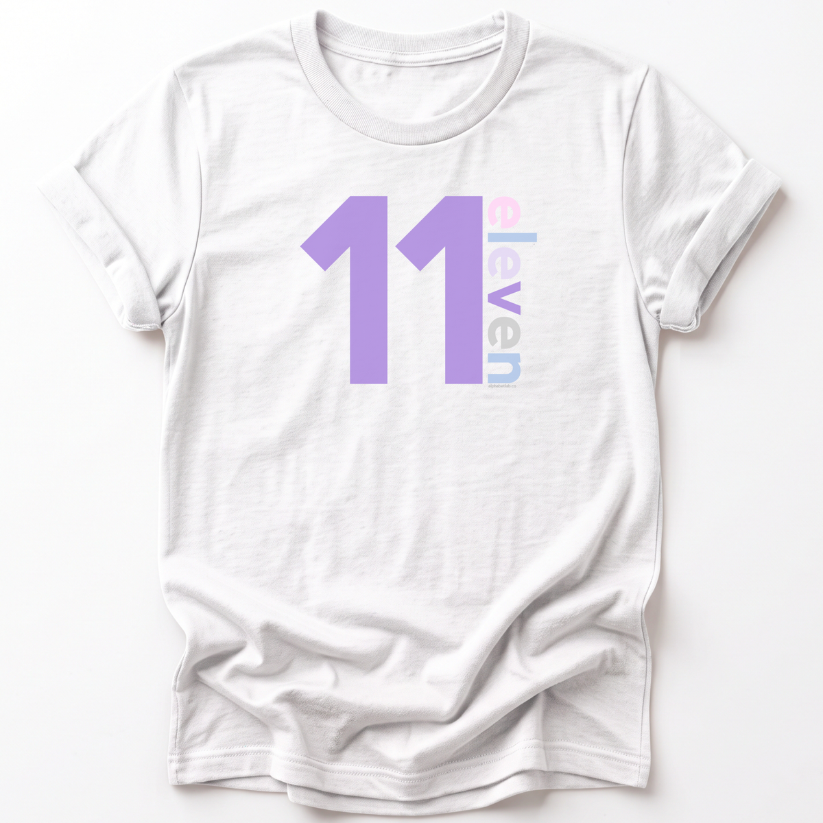 Girls 11th Birthday Shirt Eleven - Number