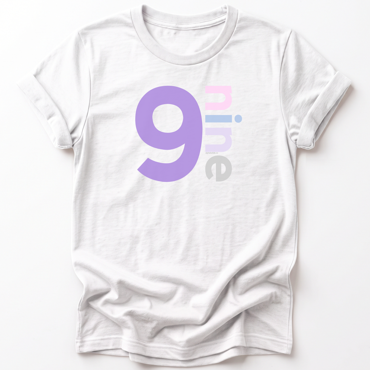 Girls 9th Birthday Shirt - Number