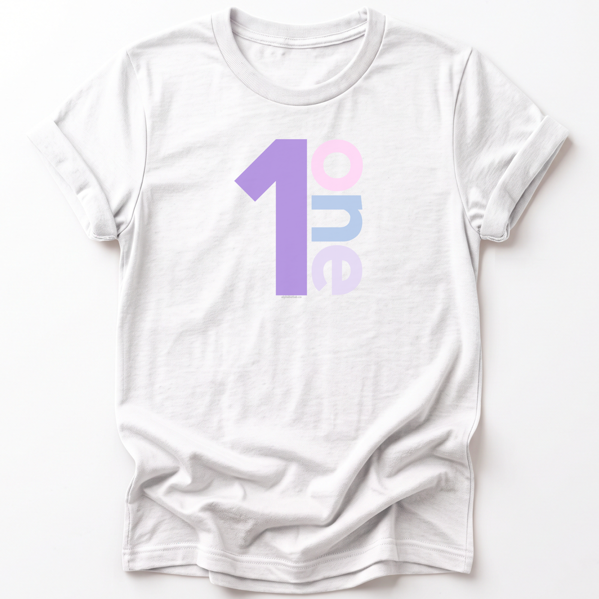 Girls 1st Birthday Shirt One - Number