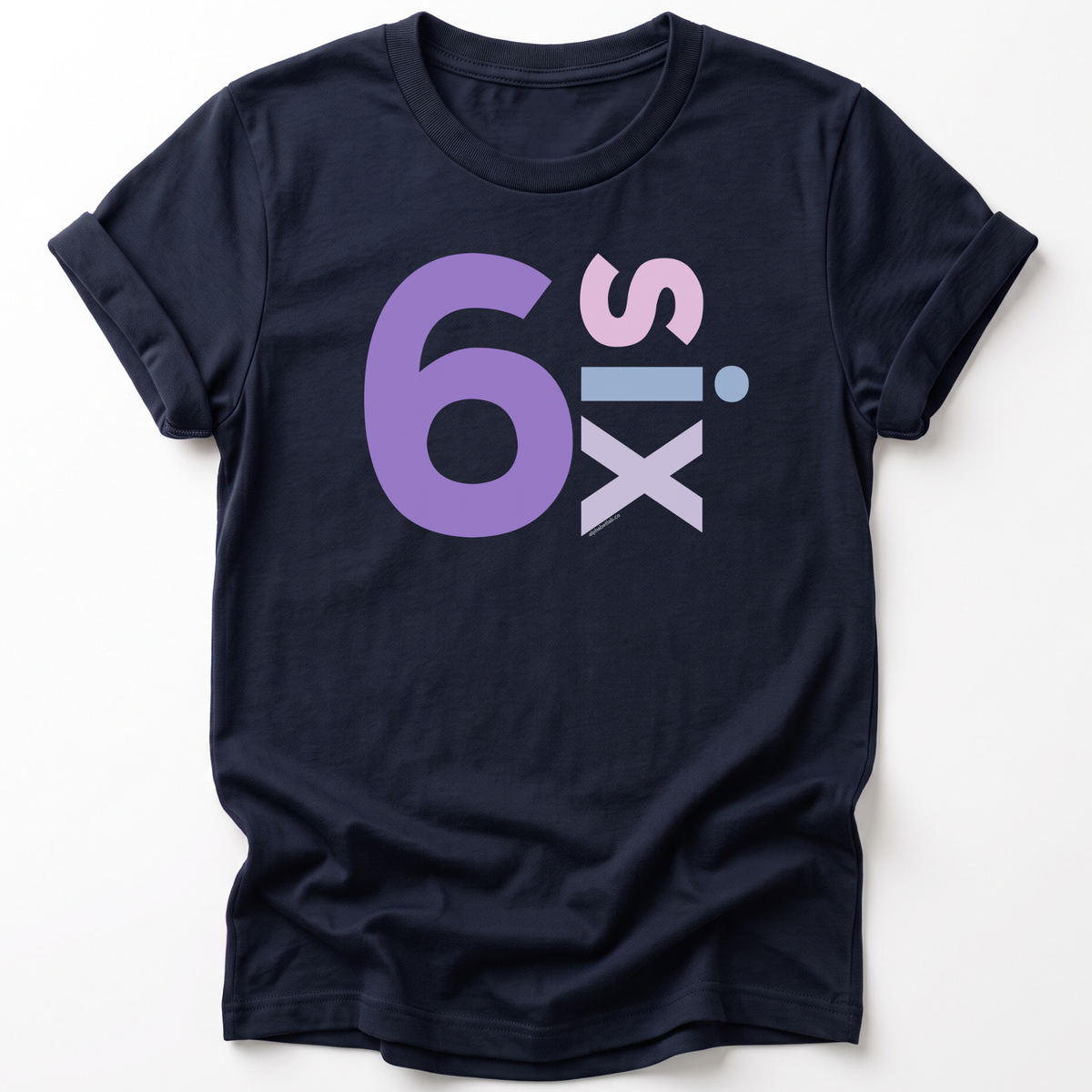 Girls 6th Birthday Shirt Six - Number
